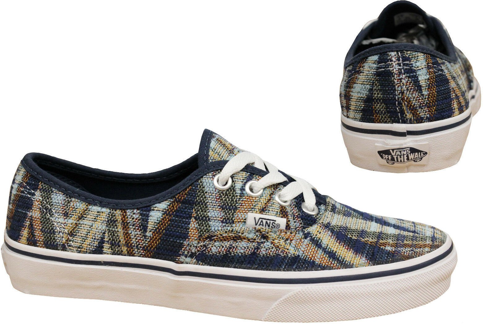 Vans authentische Herren -Trainer Unisex Schnürschuhe Plimsolls Textile 18bgy5 D10