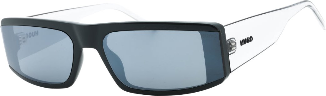Hugo Boss - Sonnenbrille mit weißen und grauen Bügeln