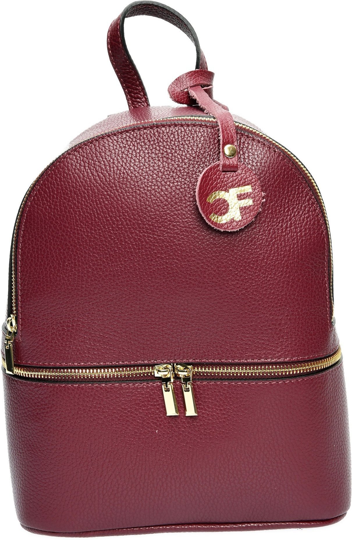 Carla Ferreri Violette Lederhandtasche