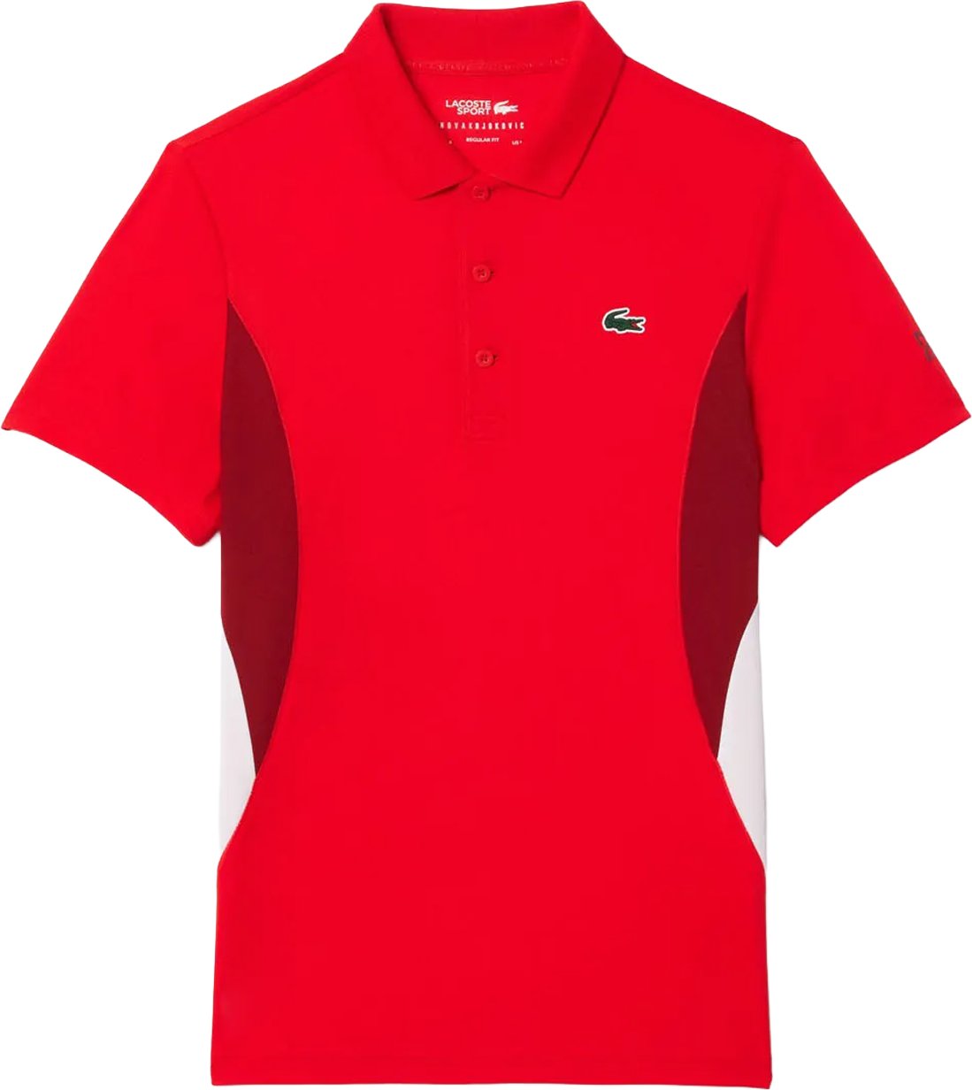 Lacoste - "Novak Djokovic Fan" Poloshirt für Herren - Tennis (Rot)