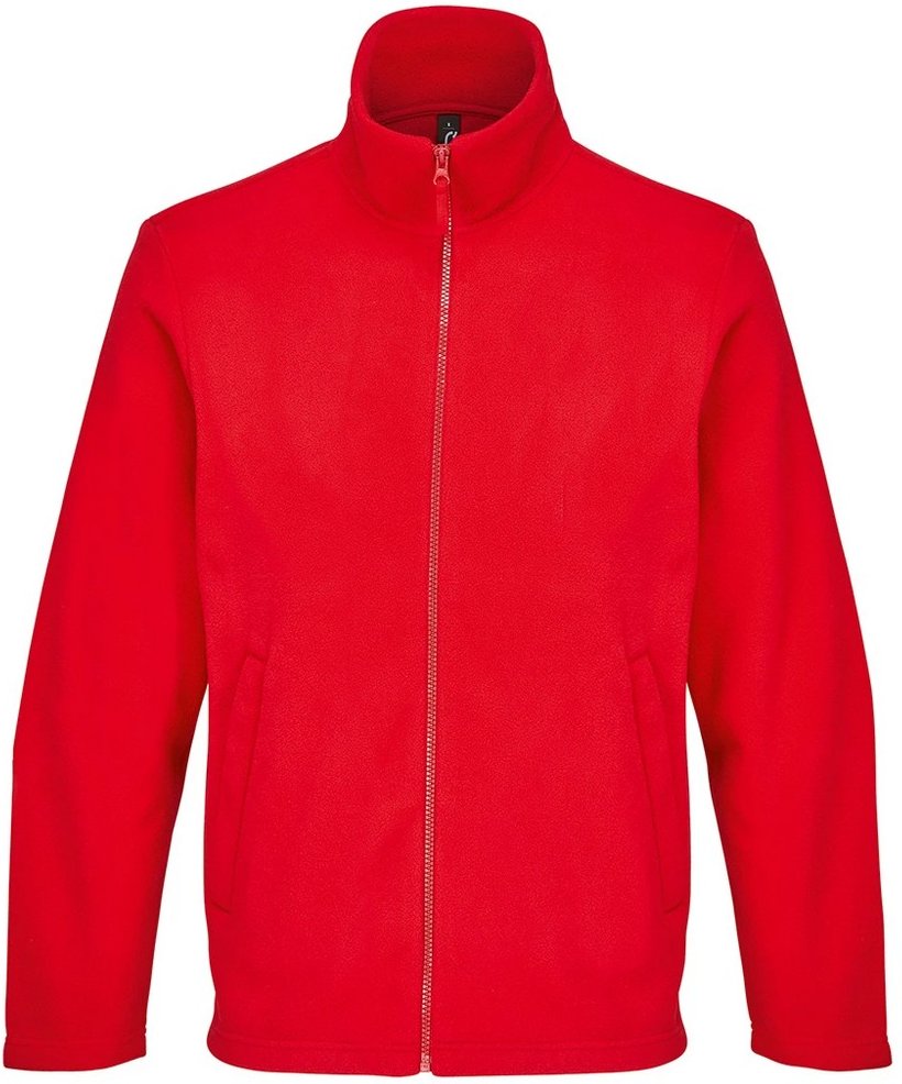 SOLS - Jacke für Herren/Damen Unisex, Micro-Vlies (Rot)