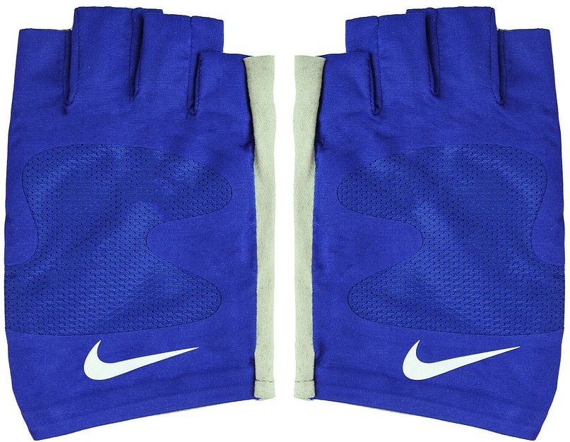 Nike Logo Blue White Herren Rugby Handschuhe PGR002 401