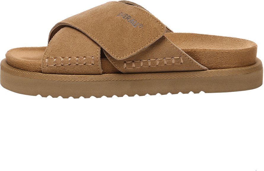 EVER AU Damen Leder Sandalen - Rose