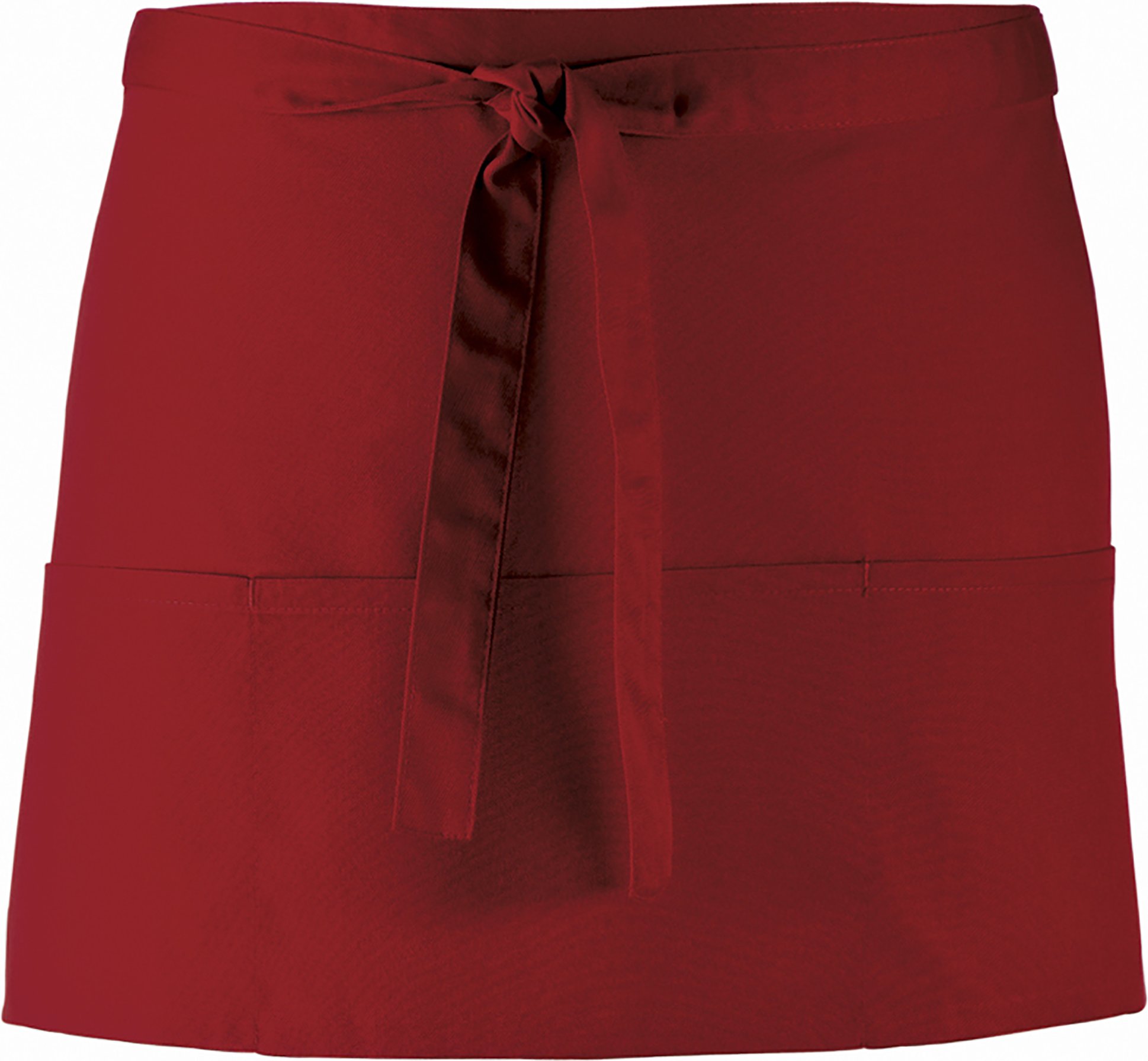 Premier Ladies/Womens Colours 3-Pocket-Schürze (2er-Pack) (Burgunderrot)