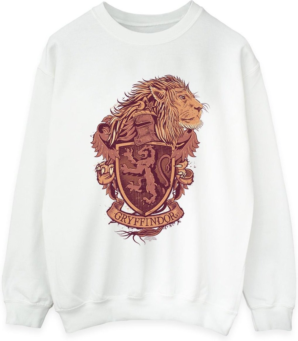 Harry Potter - "Gryffindor" Sweatshirt für Damen (Weiß)