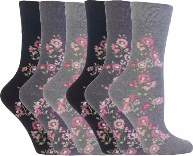 Gentle Grip - 6 Paar Damen Gentle Grip nicht elastische Socken - GG45