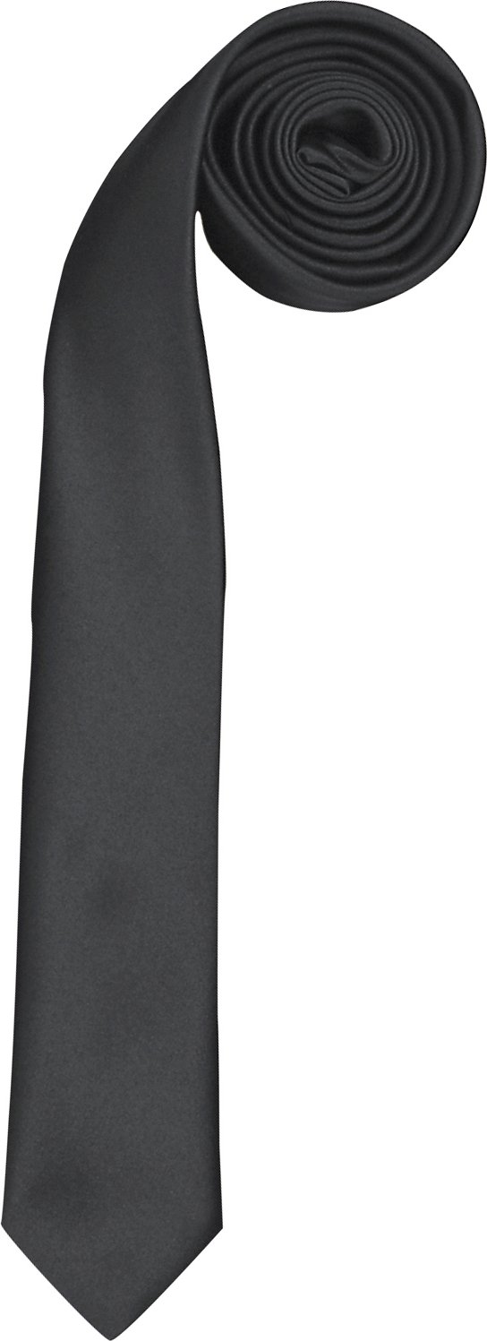 Premier Tie - Schlanke Herren-Retro-Arbeitskrawatte (2er-Pack) (Schwarz)