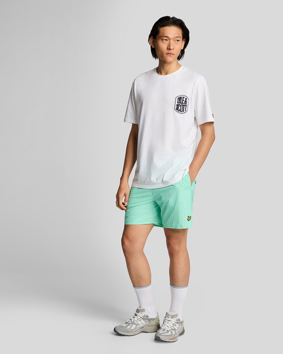 Lyle & Scott Einfache Schwimmshorts - Türkis