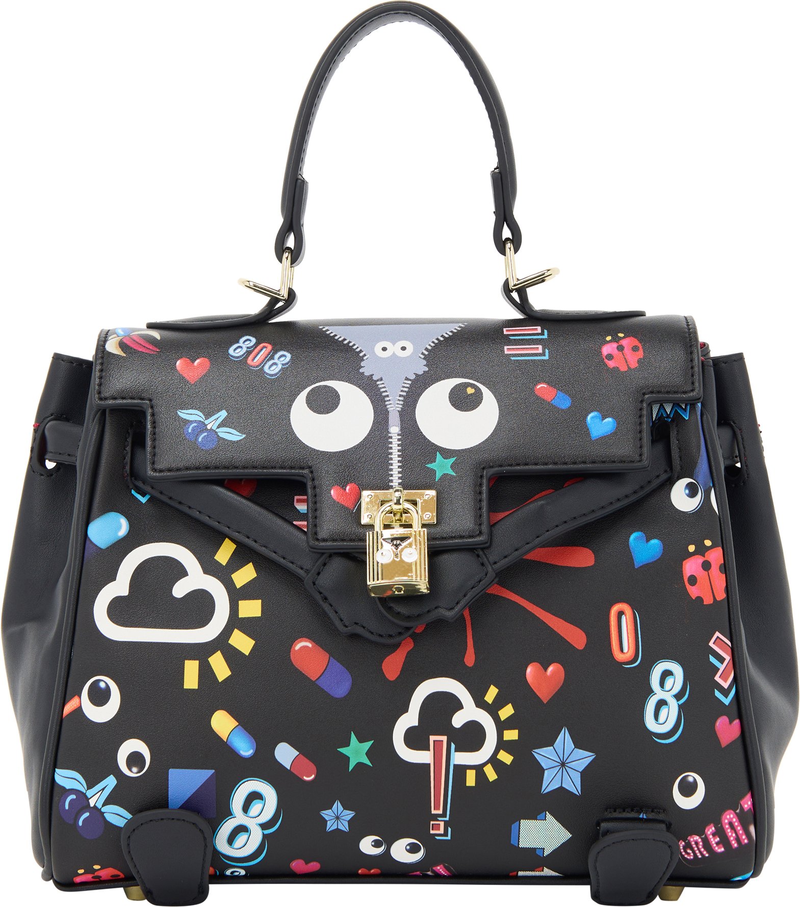 Mymo Klappentasche Klappentasche Frauen Schwarz