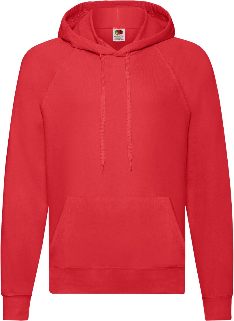 Fruit of the Loom - Sweatshirt mit Kapuze für Herren/Damen Unisex (Rot)