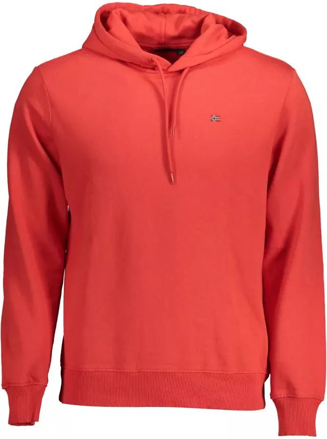 Kapuzensweatshirt Pullover Rot