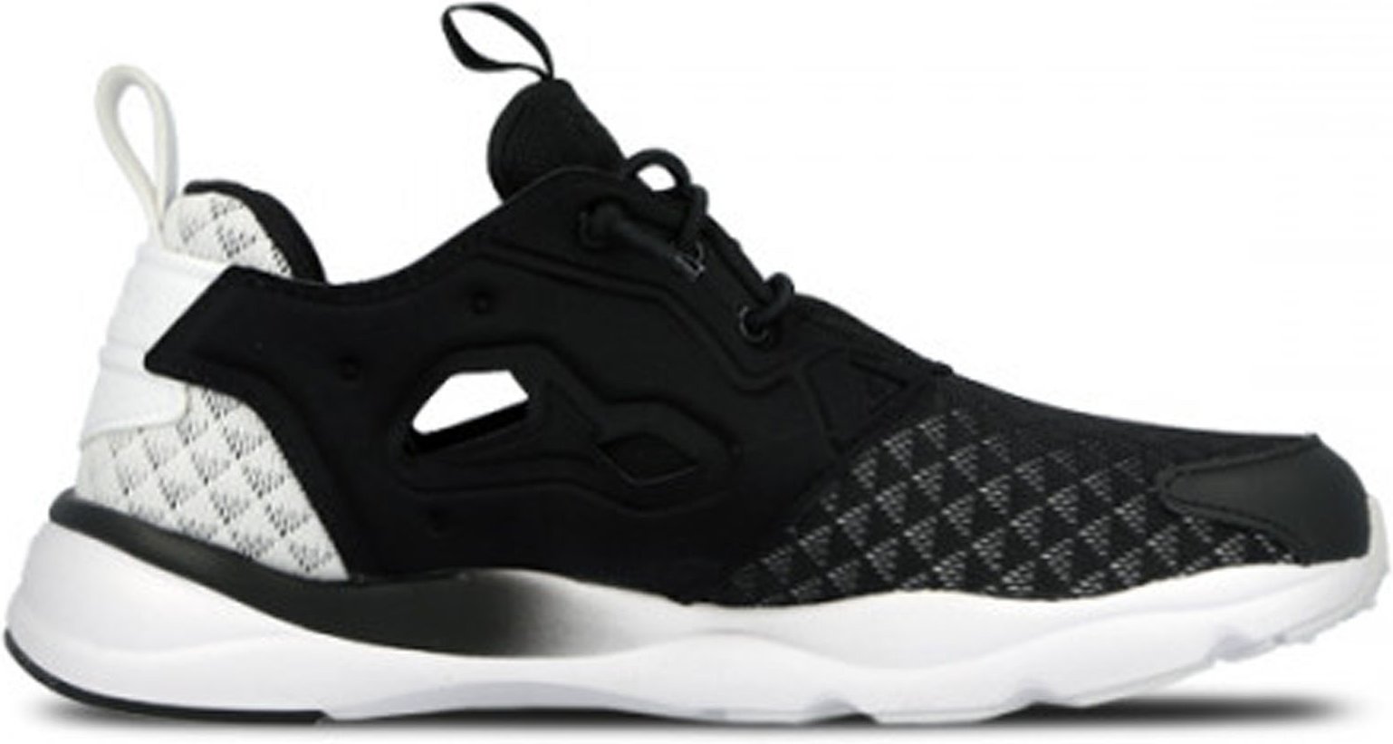 Reebok Furylite Sheer Pea-up Black Synthetic Womens Trainer V62121