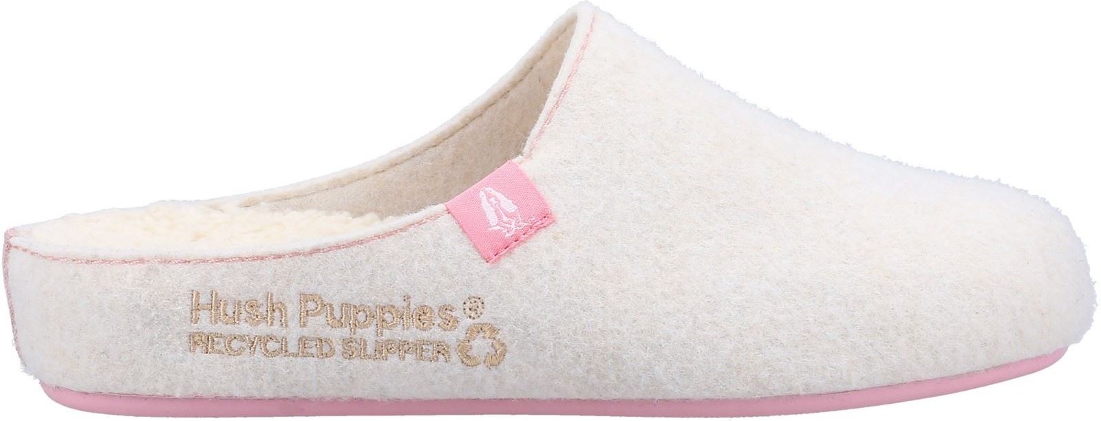 Hush Puppies The Good 90% Recyceltes RPET Polyester Damen Hausschuhe Beige