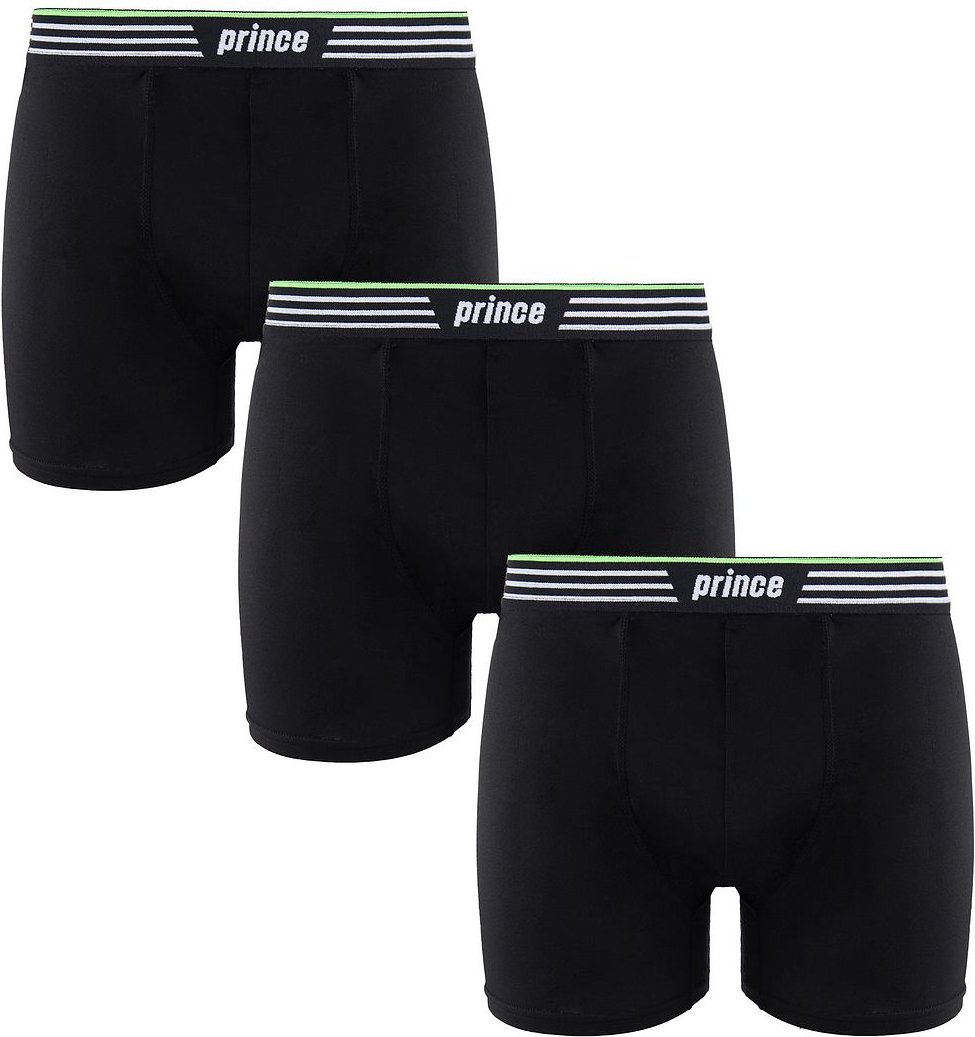 Prince Performance Range 3 Pack Black Mens Boxer Muxpr058
