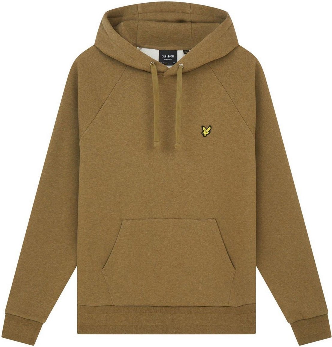 Lyle & Scott - "Racked" Raglanärmel Kapuzenpullover für Herren (Oliv)