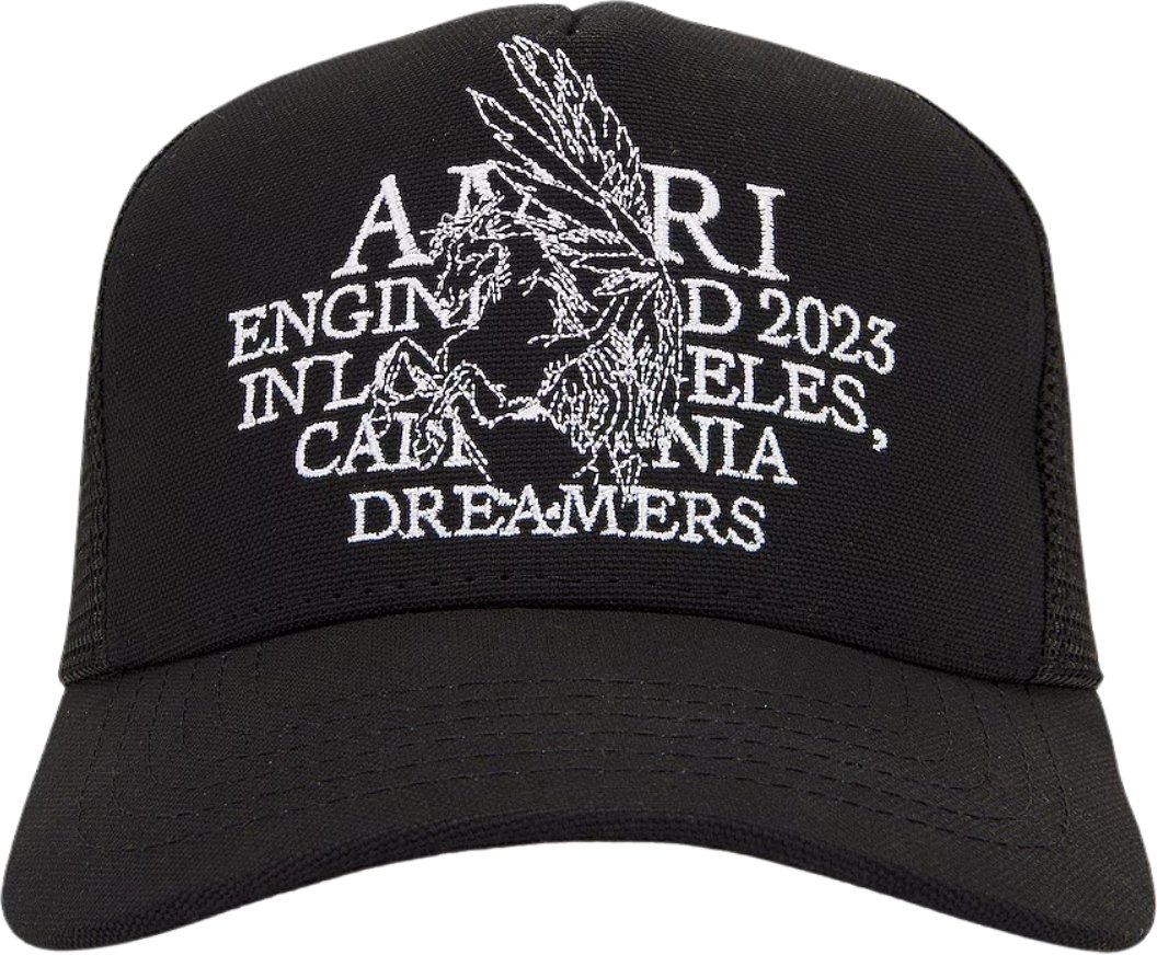 Amiri Pegasus Trucker Schwarzer Hut