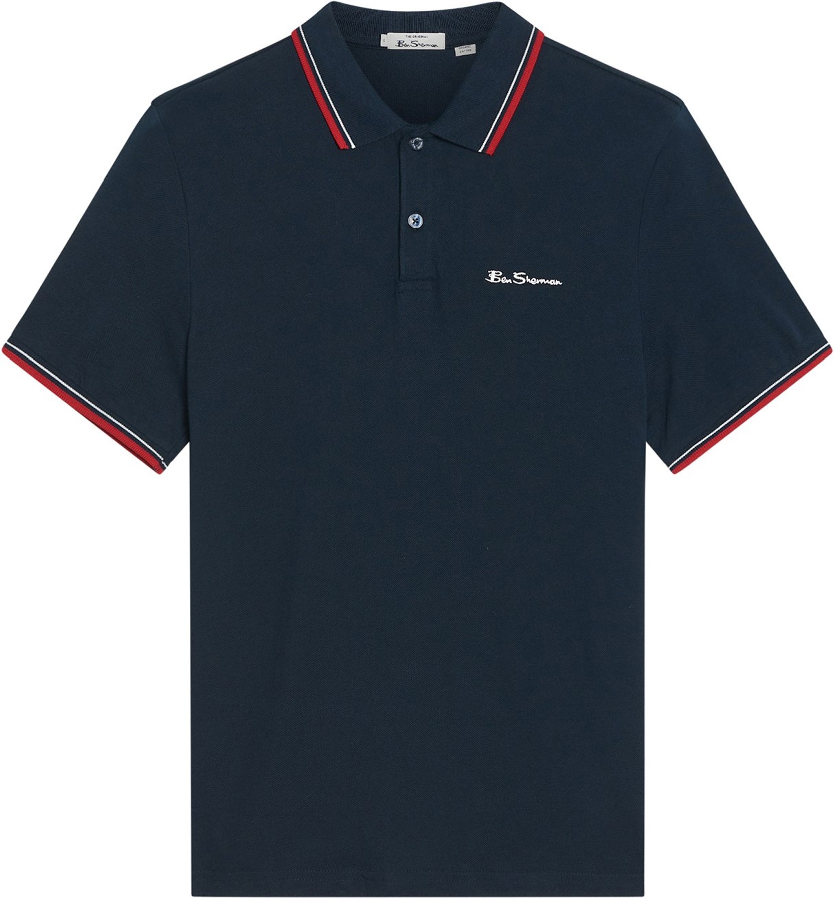 Ben Sherman - Poloshirt für Herren, Piqué (Dunkel-Marineblau)