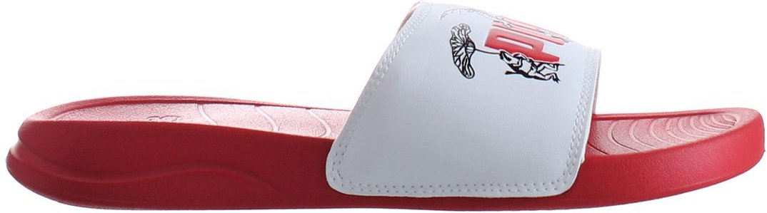 Puma Popcat Tokyo Mens White/Red Sliders