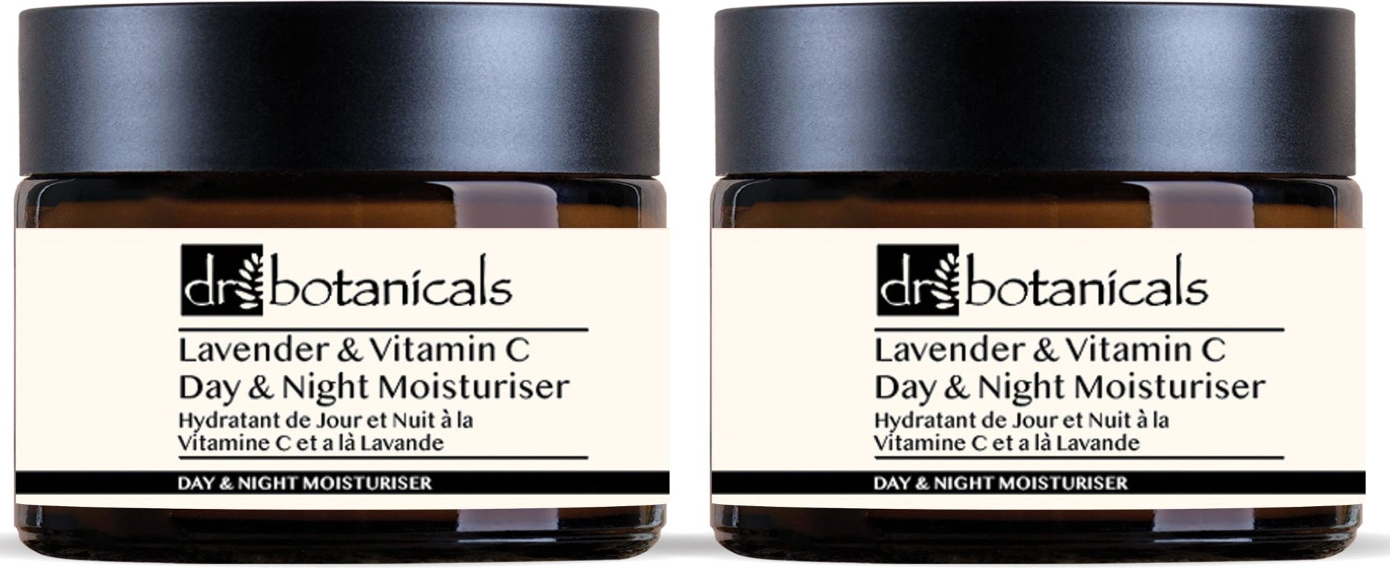 Dr. Botanicals Lavendel- & Vitamin C Tages- und Nachtcreme 50 ml x 2 Duo-Pack