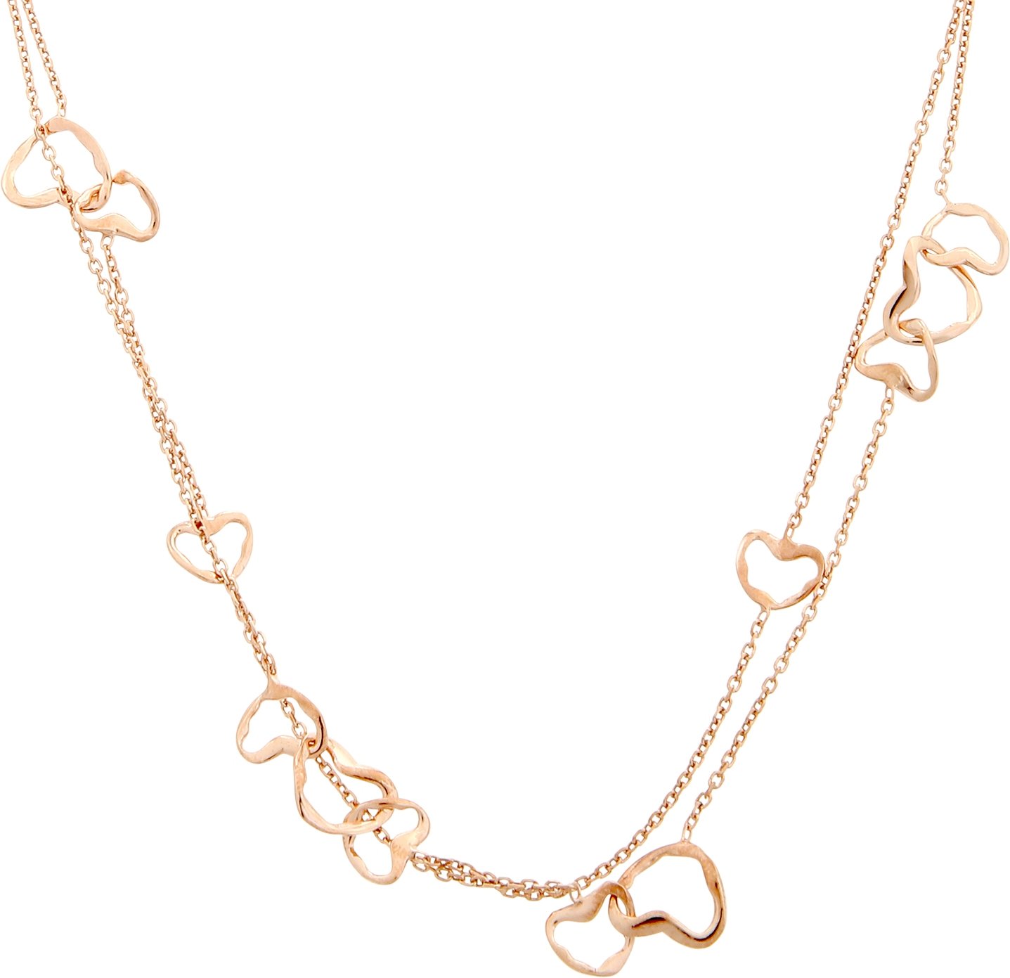 Orphelia 'Zelma' Halskette für Damen, 925er Sterlingsilber, Rosé, ZK-7179/RG