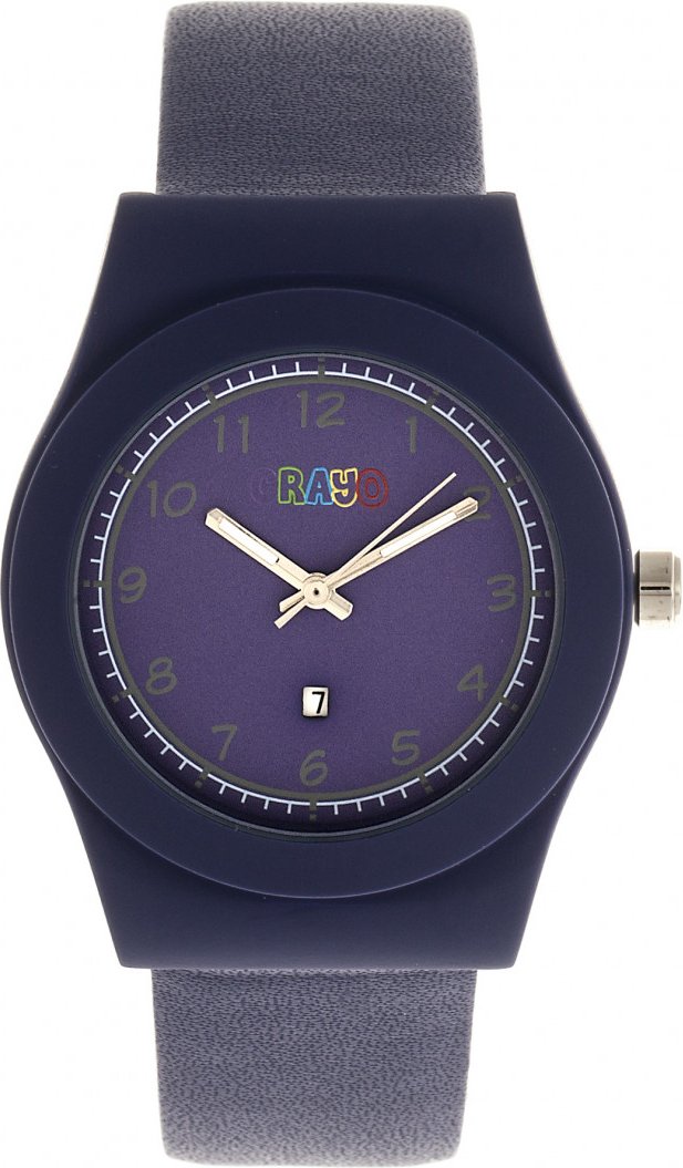 Montre à bracelet en cuir Crayo Dazzle avec date