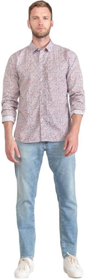 Chemise Le Temps Des Cerises Homme Rodel mit Blumenmuster
