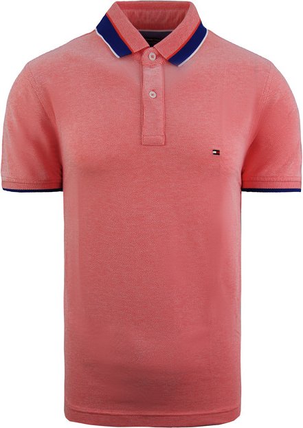 Tommy Hilfiger reguläres Fit Tipped Slim Polo Shirt Orange Herren Top mwomwo5124 676