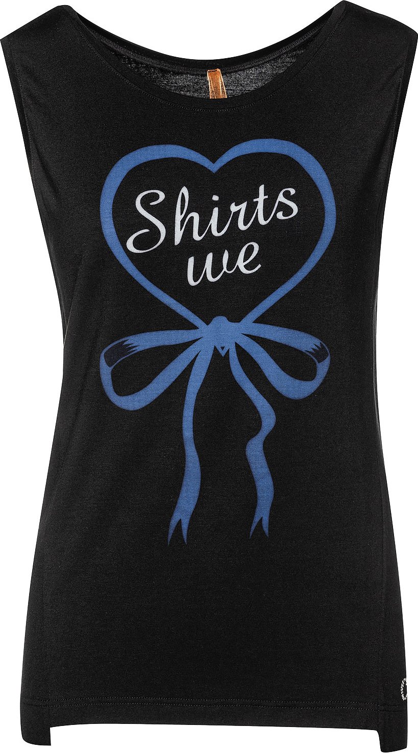 Ärmellose schwarze Hemden We Love Top