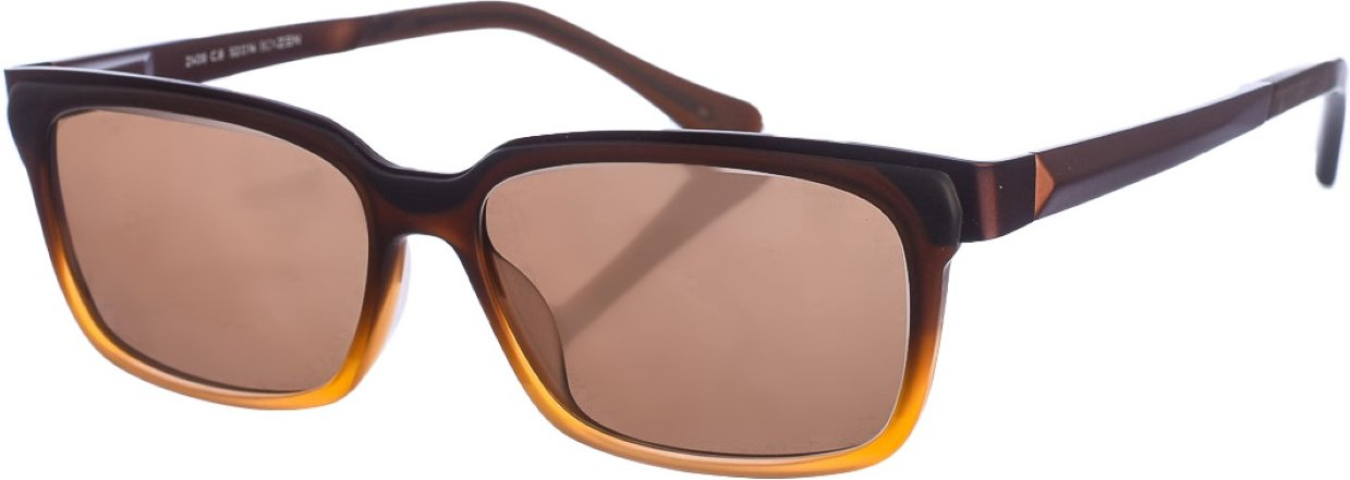 Unisex-Sonnenbrille Z408 aus Acetat und Metall in quadratischer Form