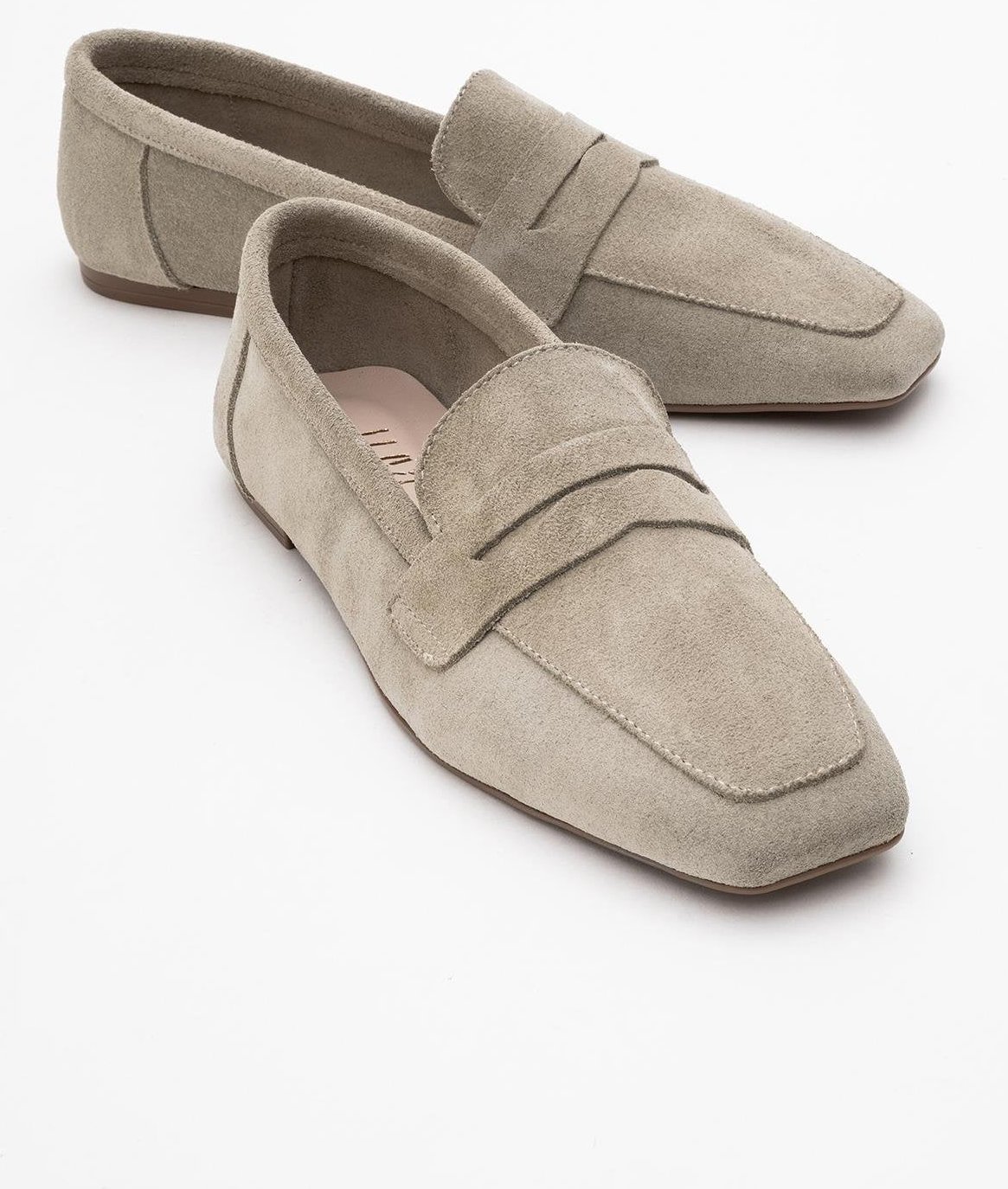 Morne Leder Loafer Damen