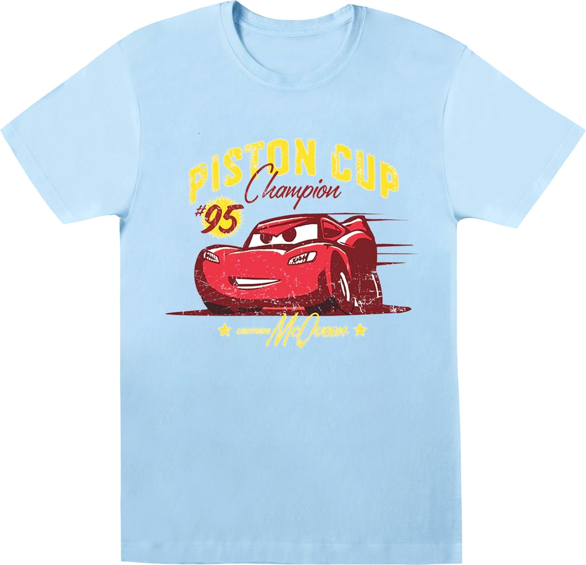 Disney - "Cars Piston Cup Champion" T-Shirt für Herren (Babyblau)