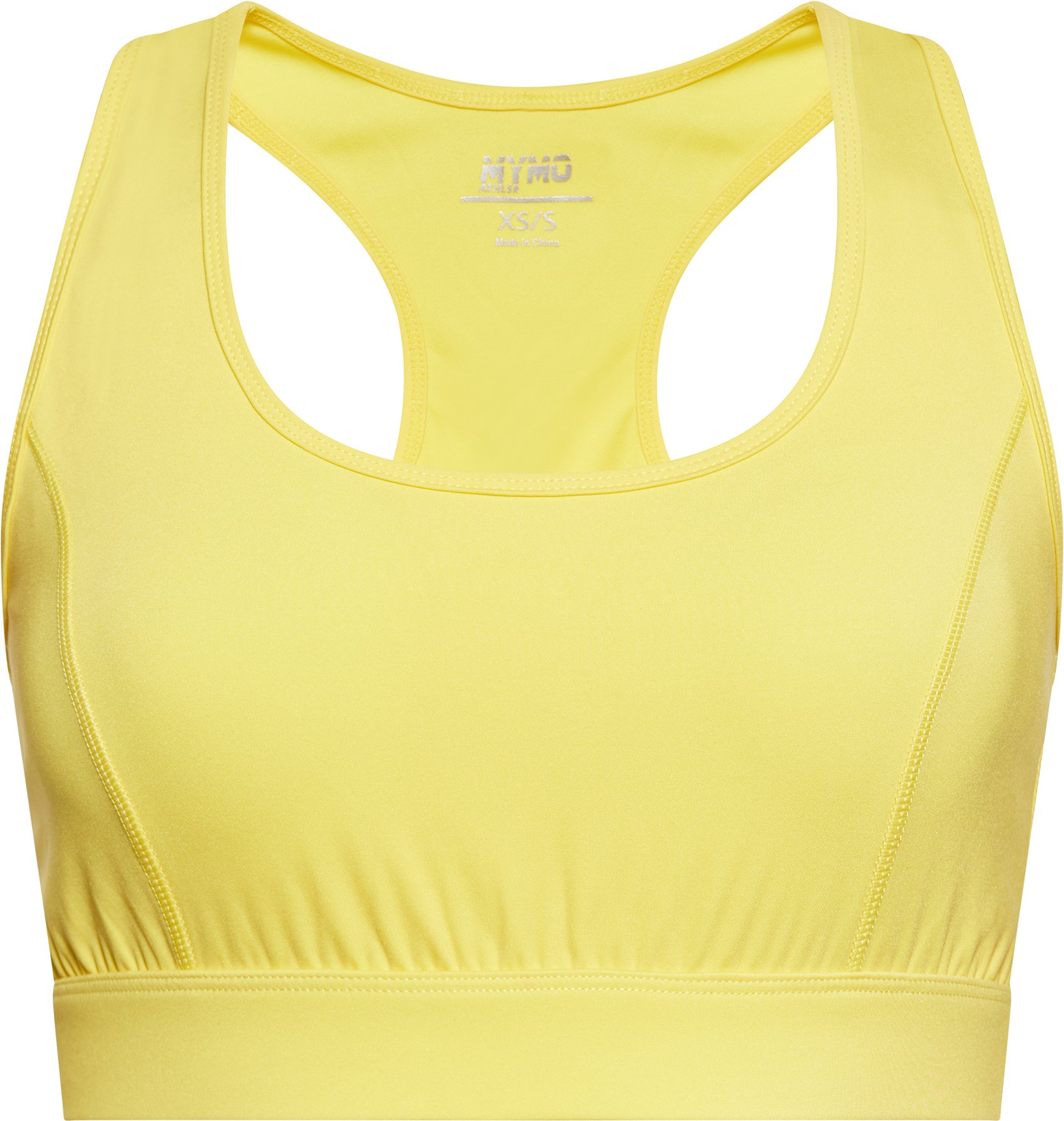 Mymo Crop-Top Damen gelb
