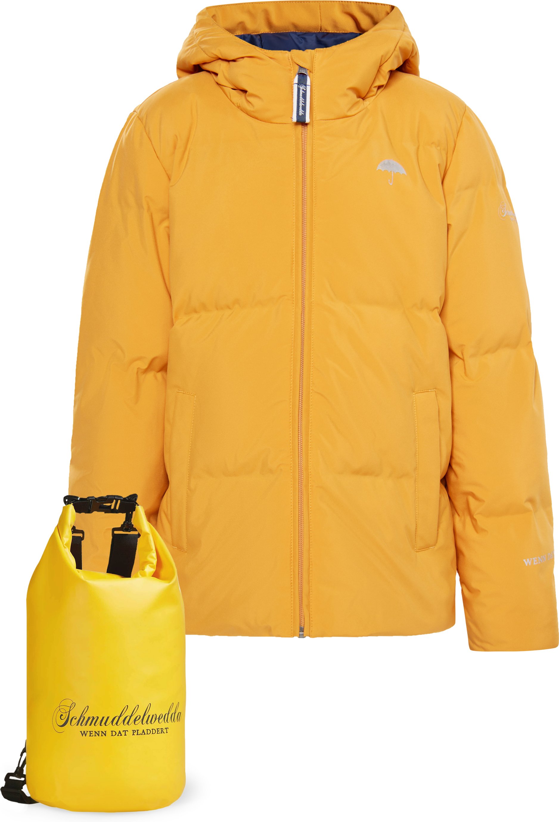 Schmuddelwedda Anorak + Tagesrucksack - SET Mädels Curry