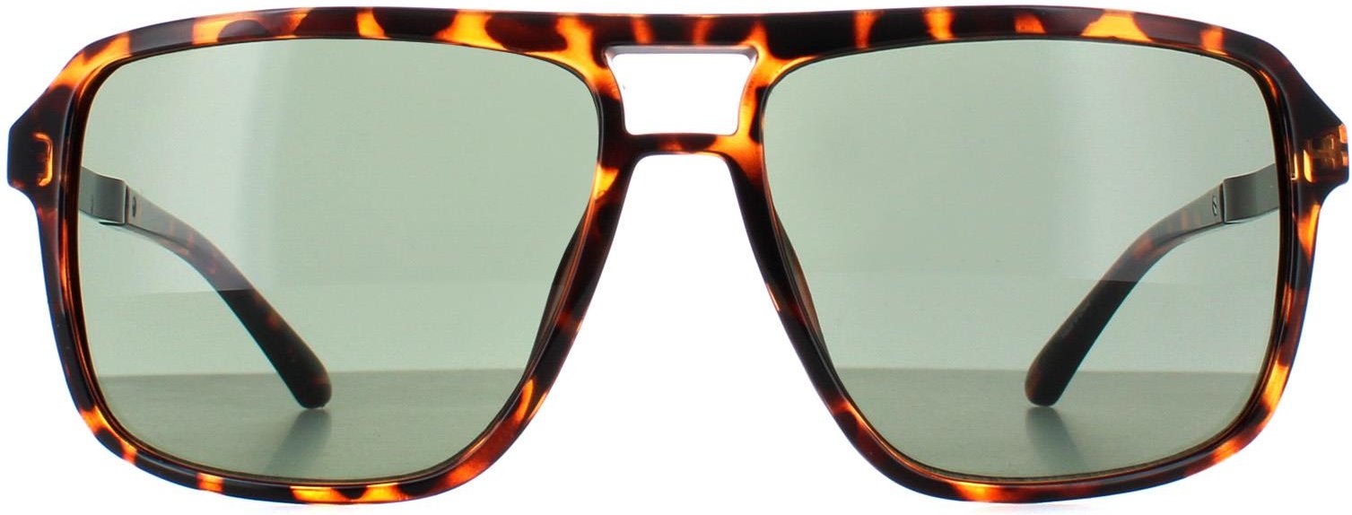 Guess Aviator Unisex Dunkel Havanna Grün GF5085