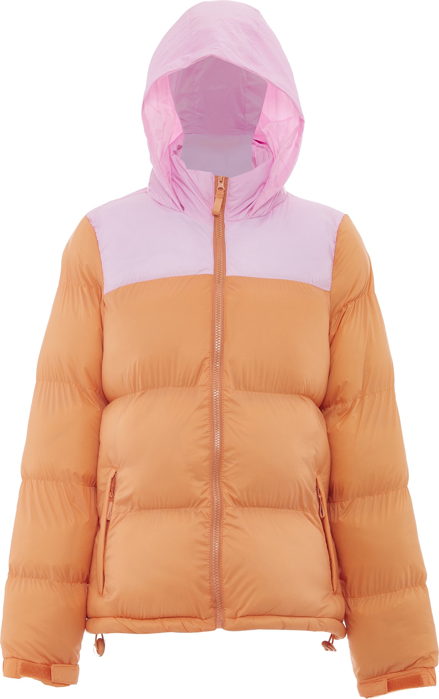 Thumbnail - Mymo Wattierte Steppjacke Damen Aprikose Süßes Pink