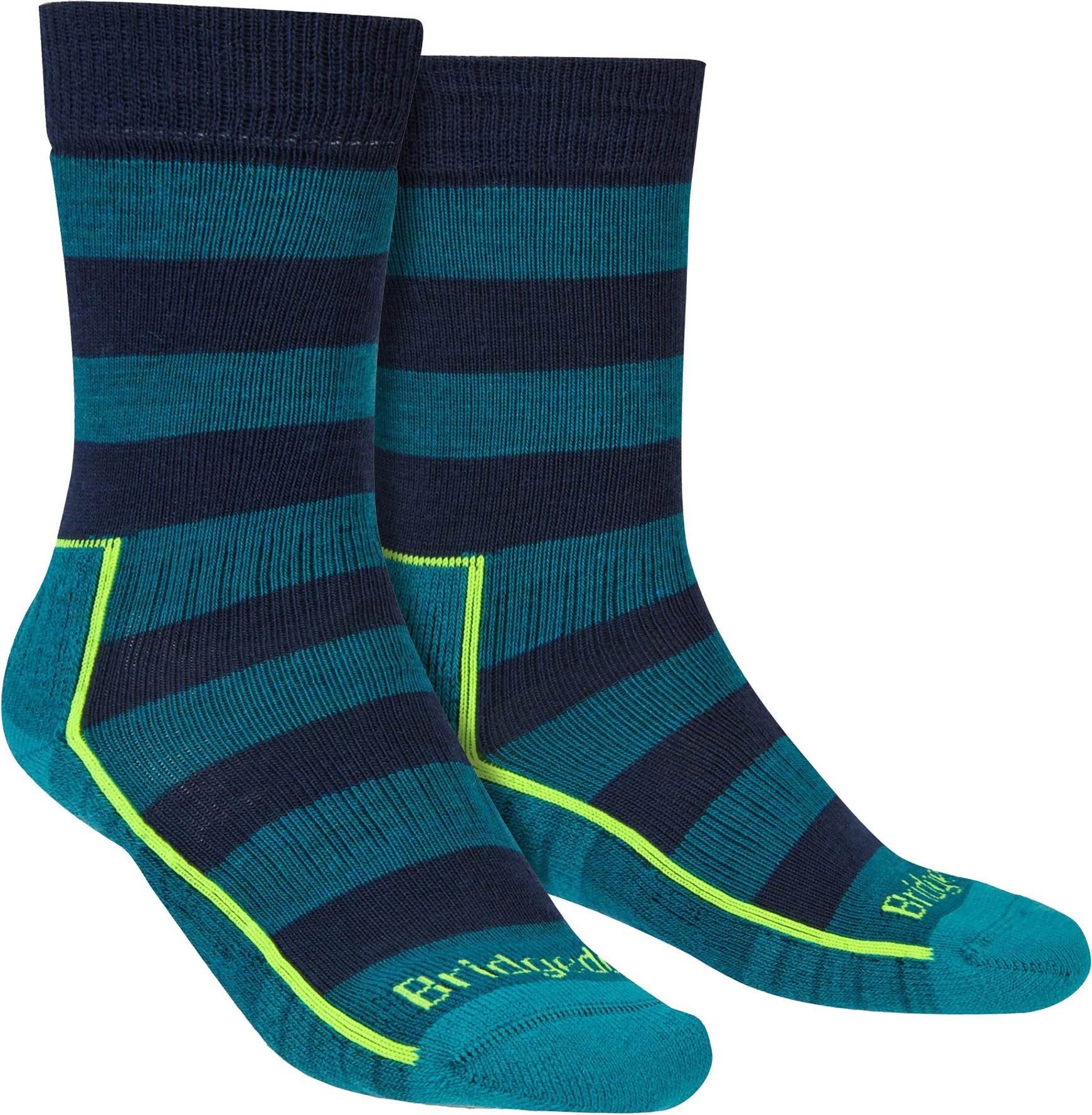 Thumbnail - Bridgedale - Leichte Merino-Socken für Herren zum Wandern - Petrol / Navy