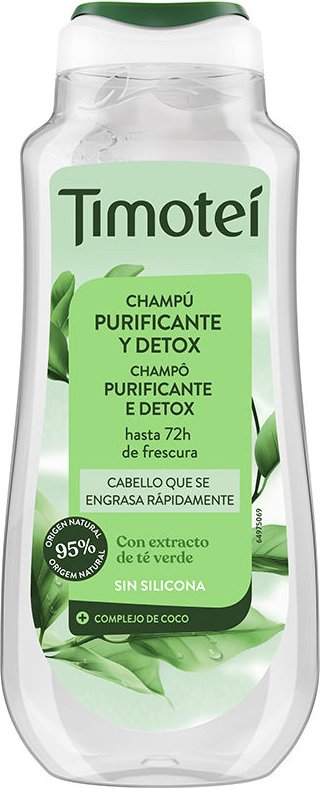 Timotei Reinigendes Und Entgiftendes Shampoo Mit Grüntee-extrakt Für Fettiges Haar 300 ml