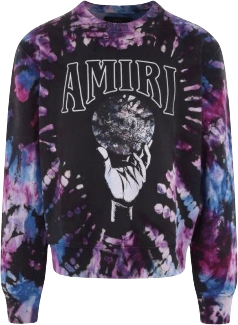 Amiri Crystal Ball Tie-Dye Lila Sweatshirt