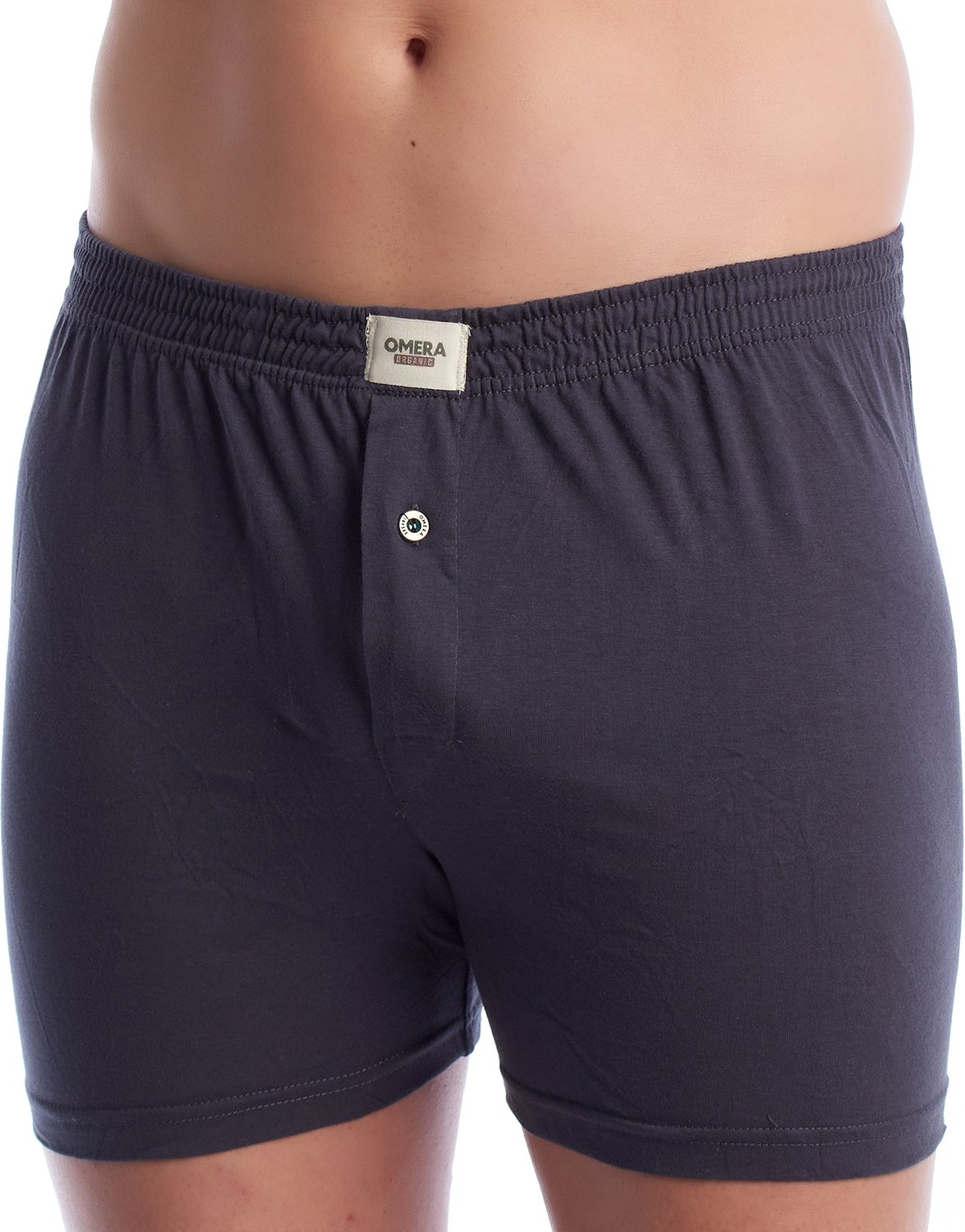 Herren Bio-Baumwoll-Boxershorts mit Knopf 2012