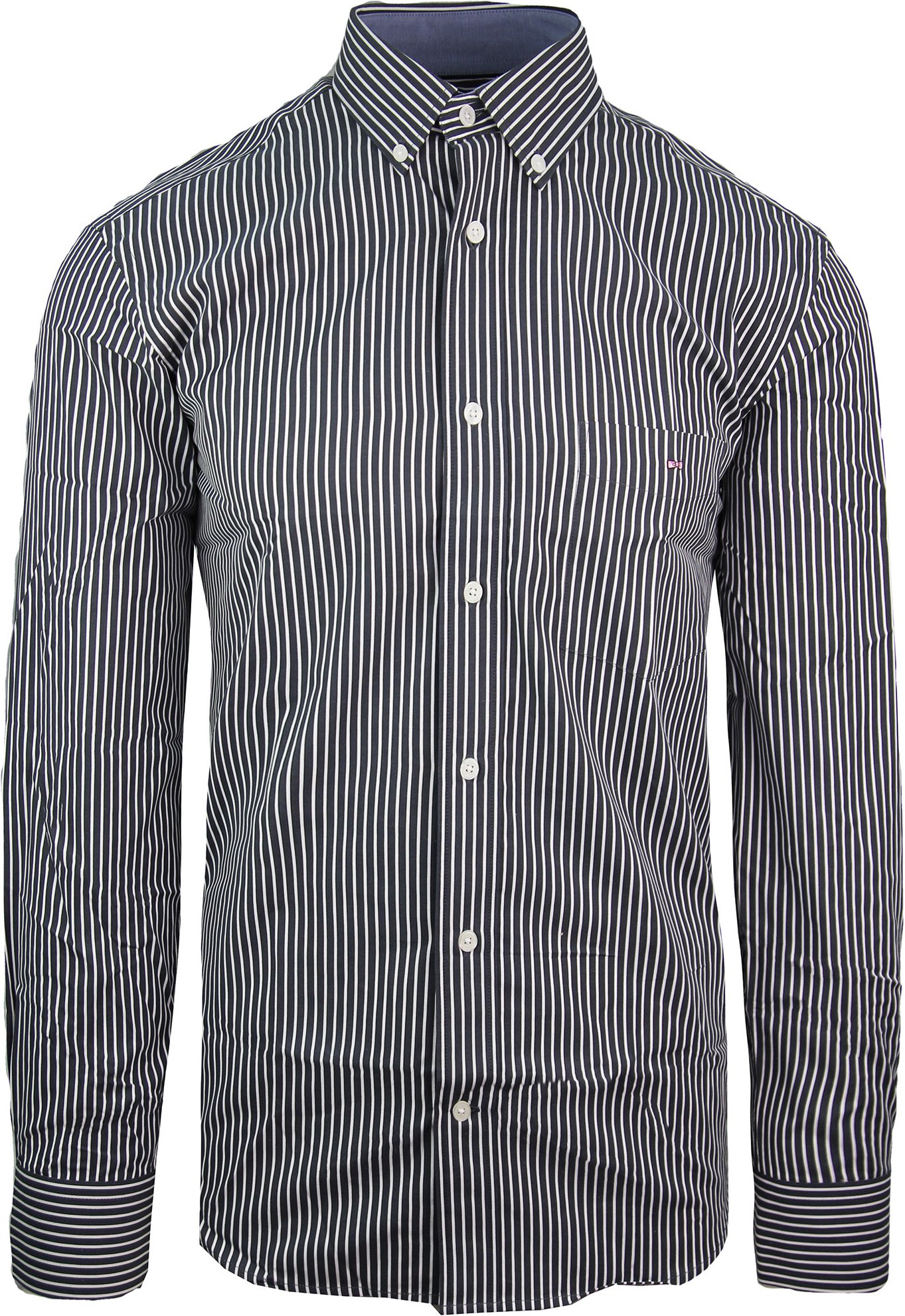 Eden Park Paris reguläres Herrengrauer Hemd