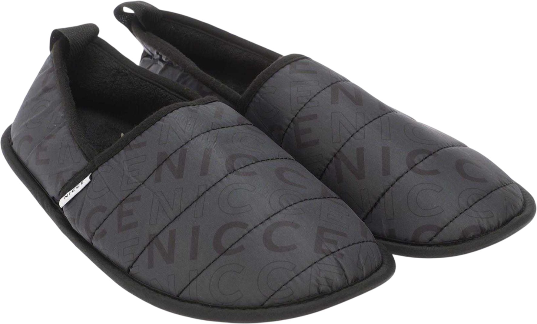 Nicce - "Daniel" Hausschuhe für Herren, Gesteppt (Holzkohle)