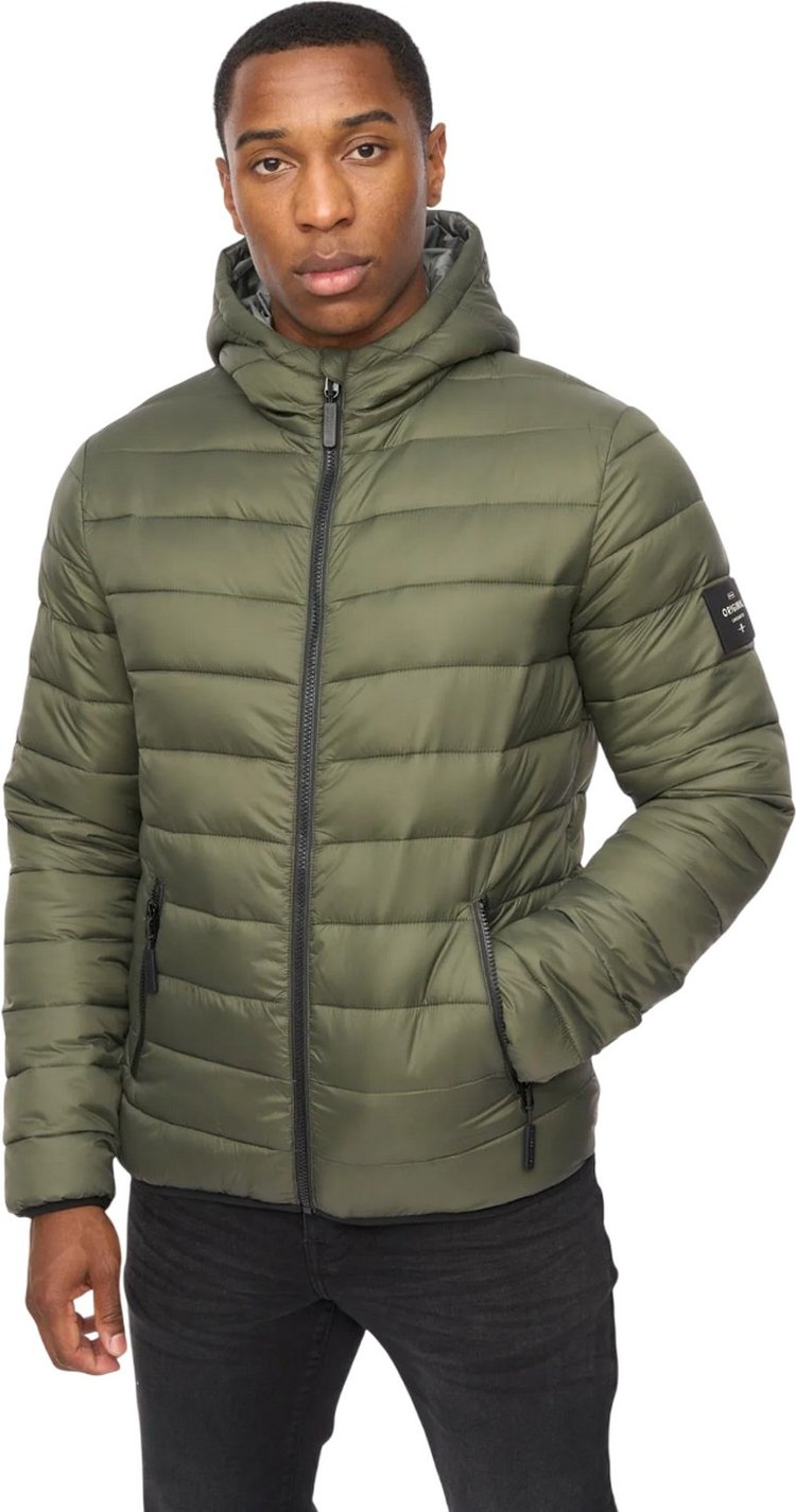 Crosshatch - "Gattering" Jacke für Herren (Olive Tarnung)