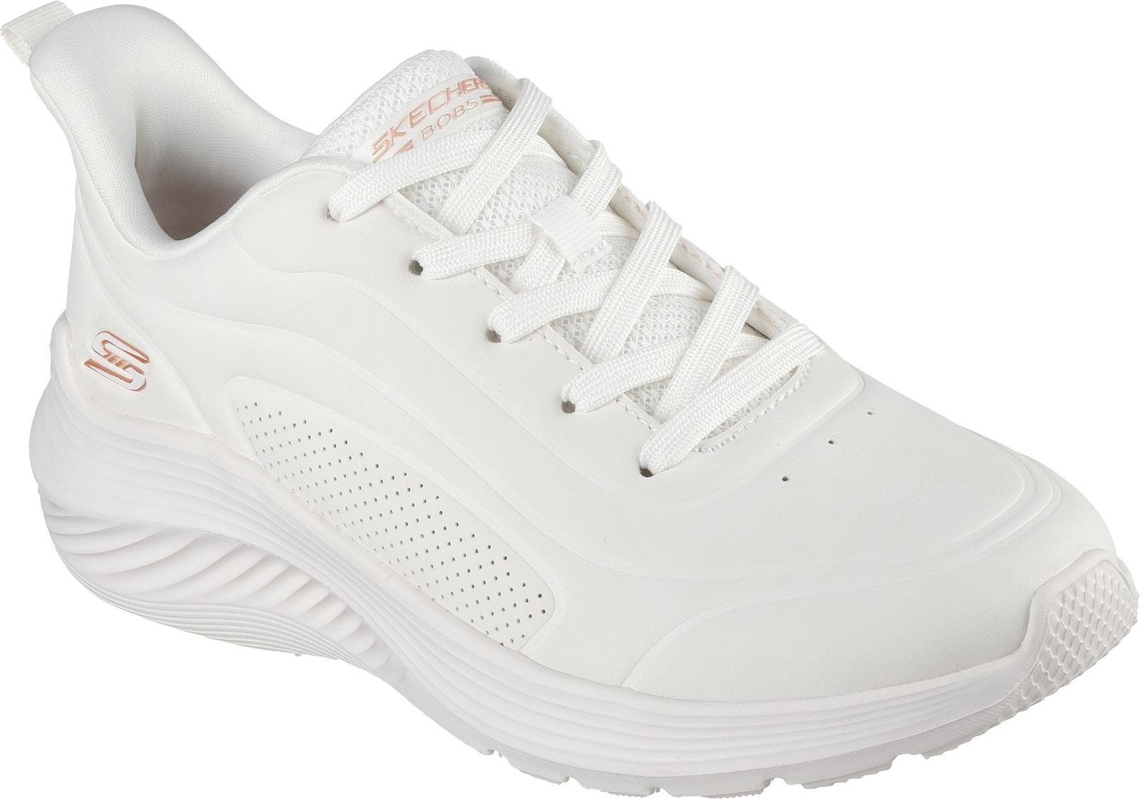 Skechers BOBS Sport Squad Waves Just Wading Synthetische Damen Sneaker in Weiß