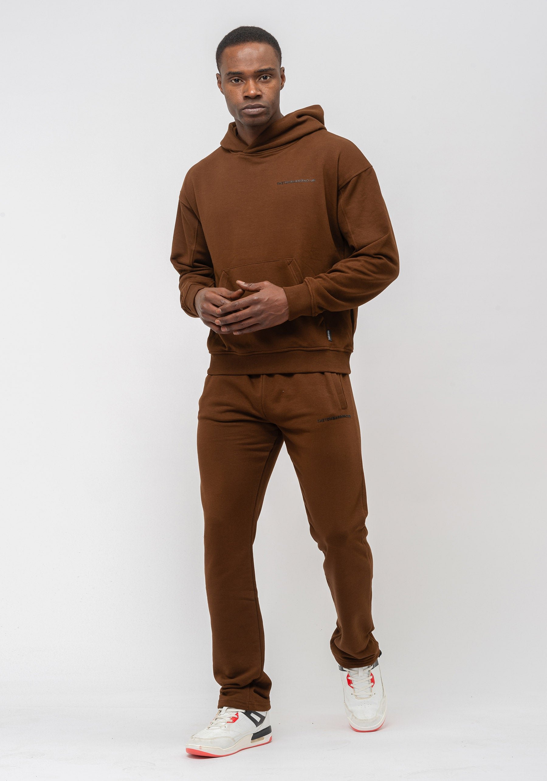 Tom Barron Relaxed-Trainingsanzug-Set für Herren in Oversize