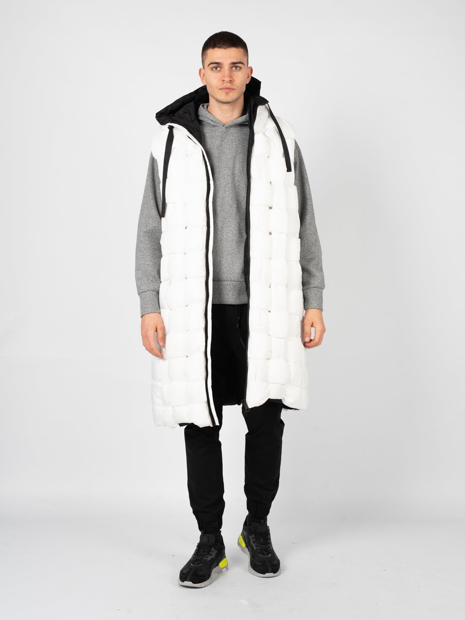 La Haine Inside Us Weste Unisex-LW548 Damen weiß