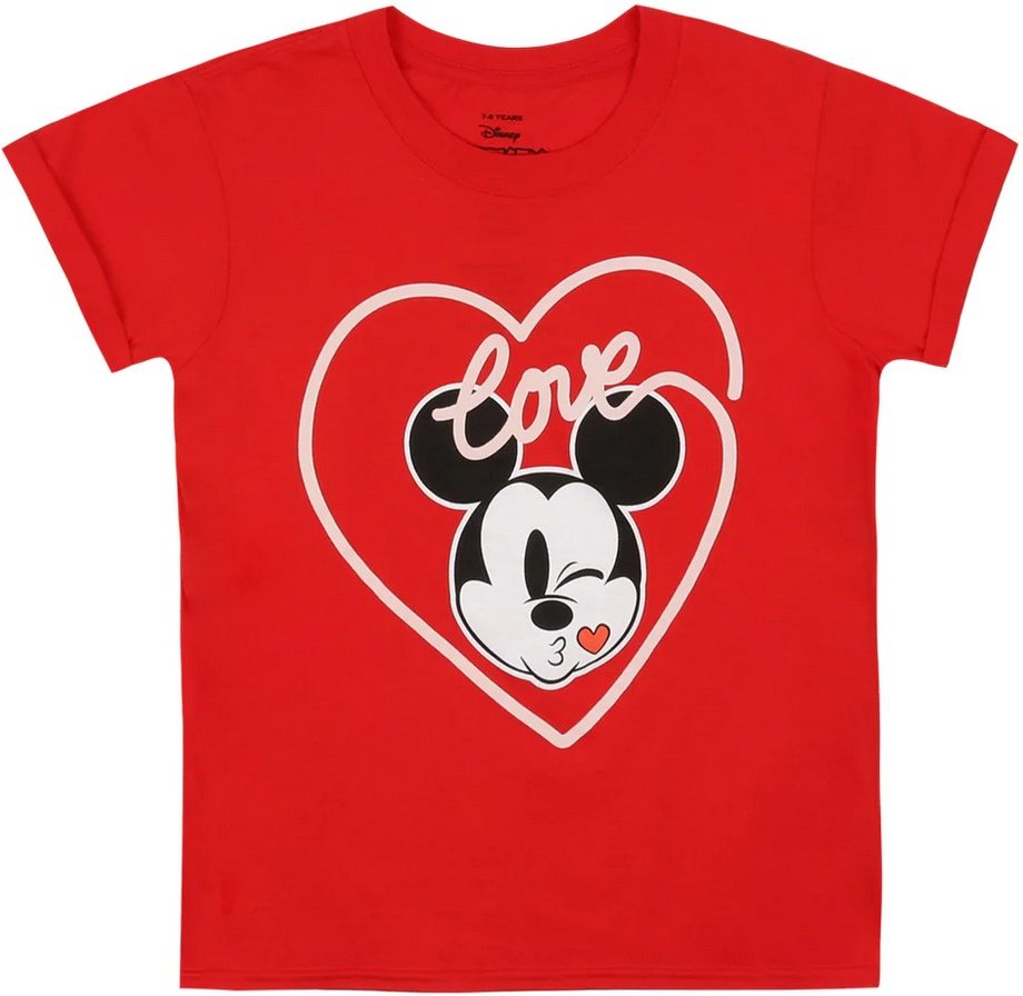 Disney - T-Shirt für Mädchen (Rot)