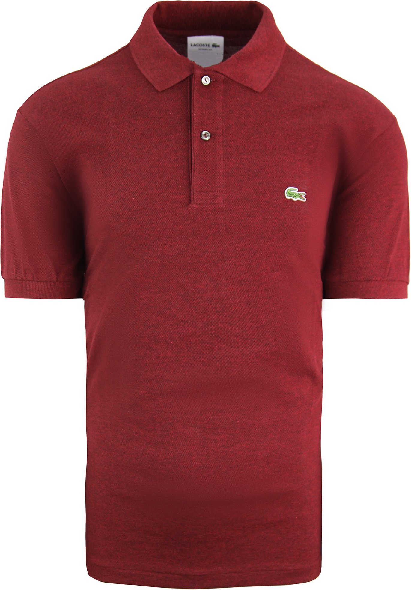 Lacoste Classic Fit Herren Burgunder Polo -Hemd