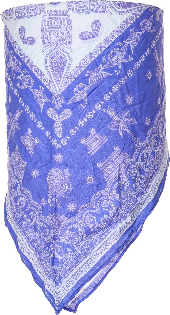 Bandana mit Druckmotiv aus leichtem und weichem Stoff 59200 unisex