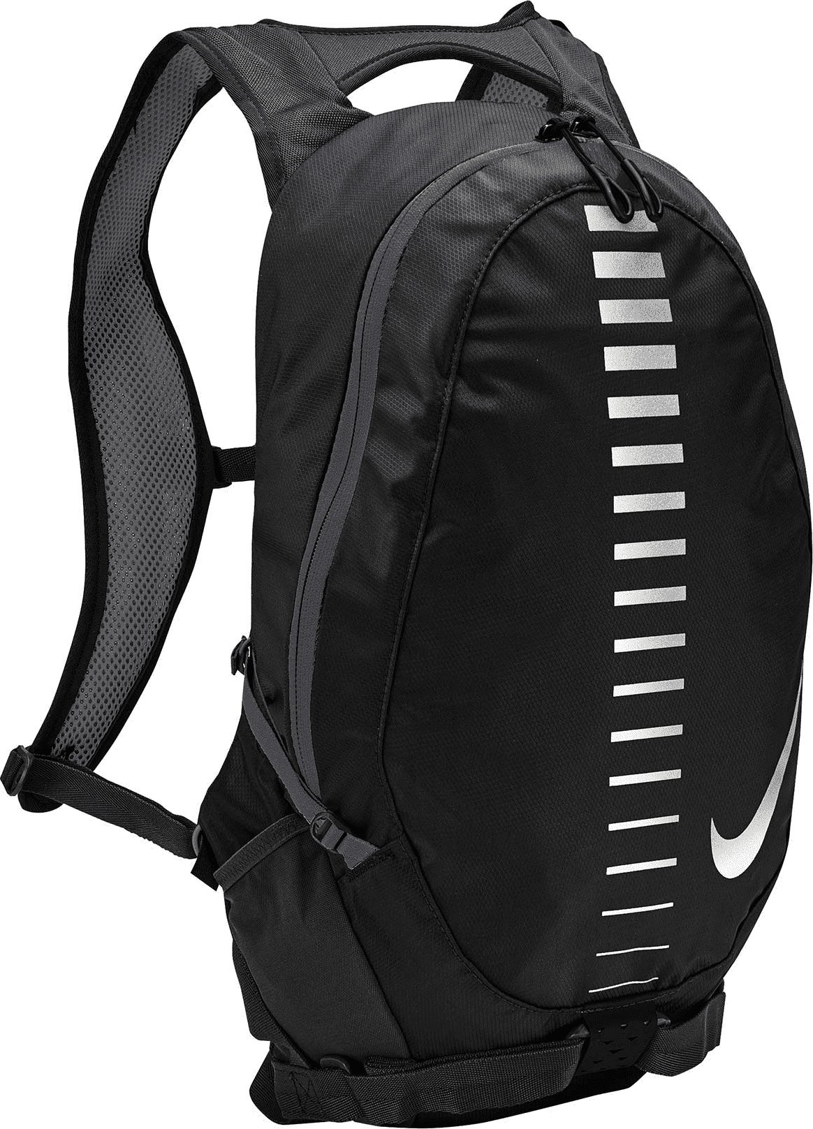 Nike Run Pendlerrucksack (Schwarz/Silber)