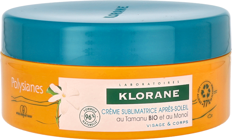 Klorane Polysianes After Sun Sublimating Cream.